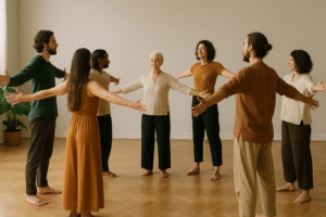 corps, voix, espace, silence