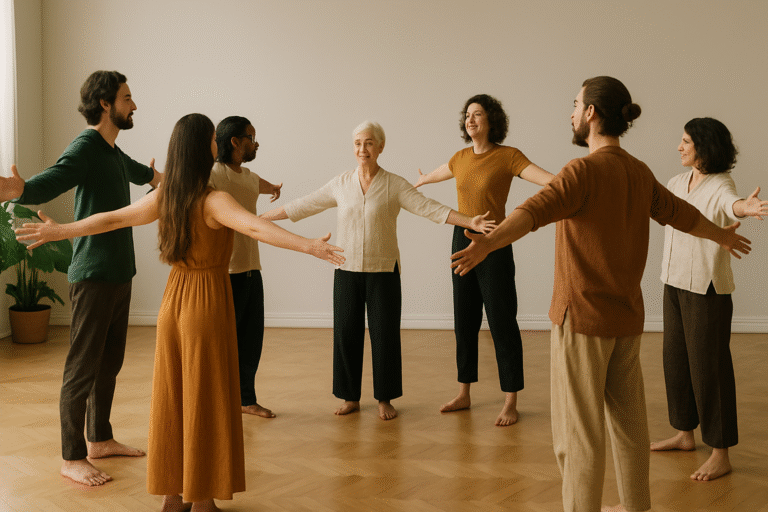corps, voix, espace, silence