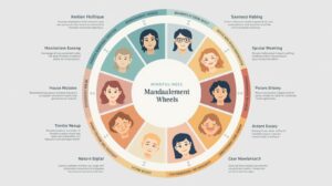 une roue d'émotions